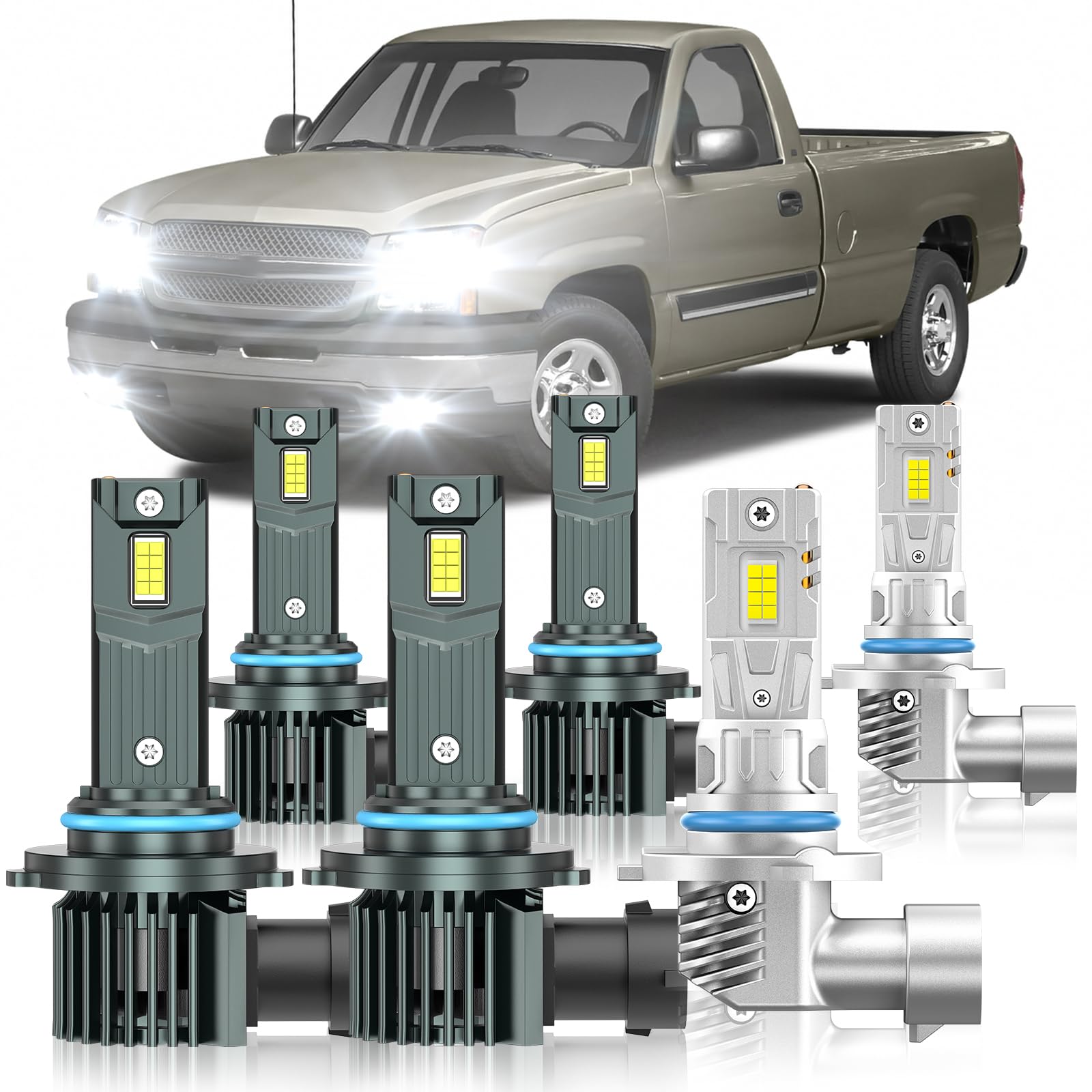 View 1 of ***STOCK PHOTO REFERENCE ONLY***
ZSTOPCL Fog Light Bulbs for Chevy Silverado/GMC Sierra 1500 2500HD 3500