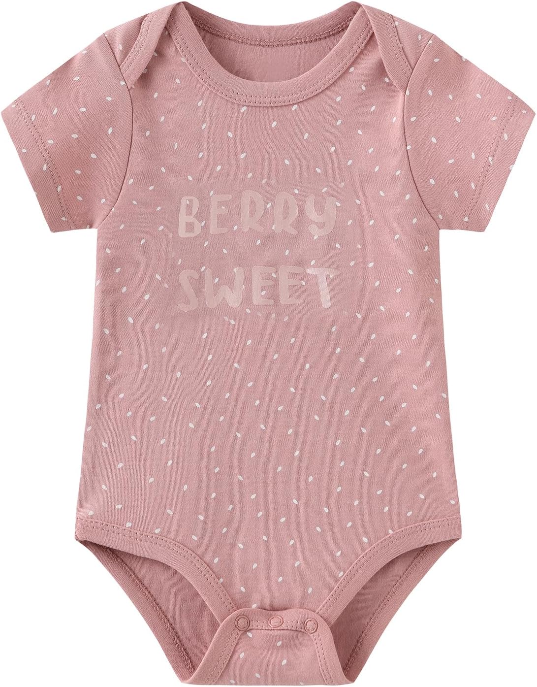 Baby Short Sleeve Bodysuits and Accessories Set Cotton Baby Clothes