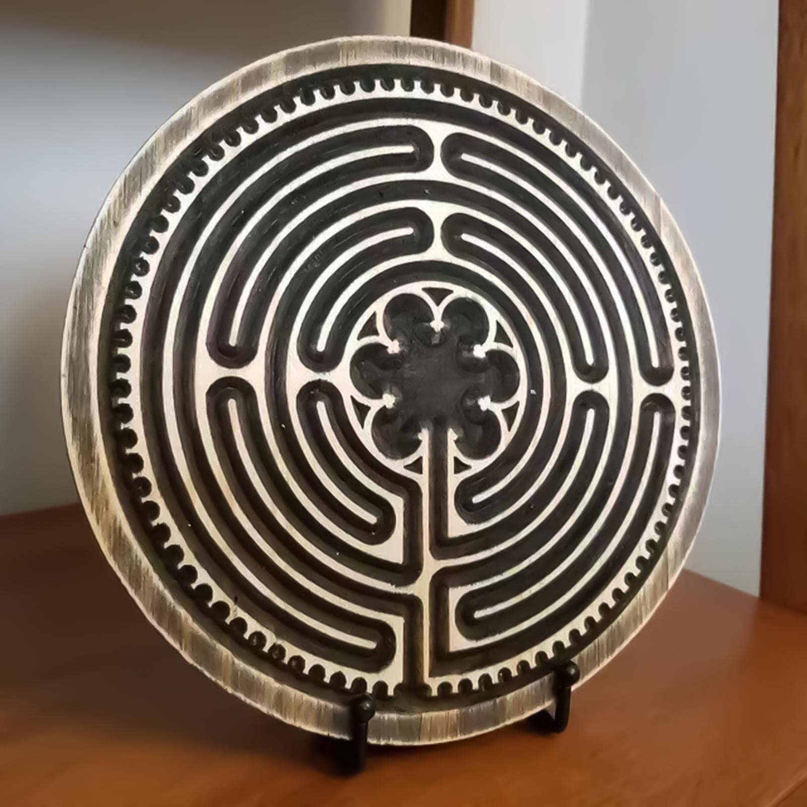 Bordo del labirinto delle dita,Labirinto a dita rotonde Labirinto a dita rotonde | Scheda attività educativa multifunzionale per bambini e gioco di logica Labirinto in legno Rompicapo Puzzle
