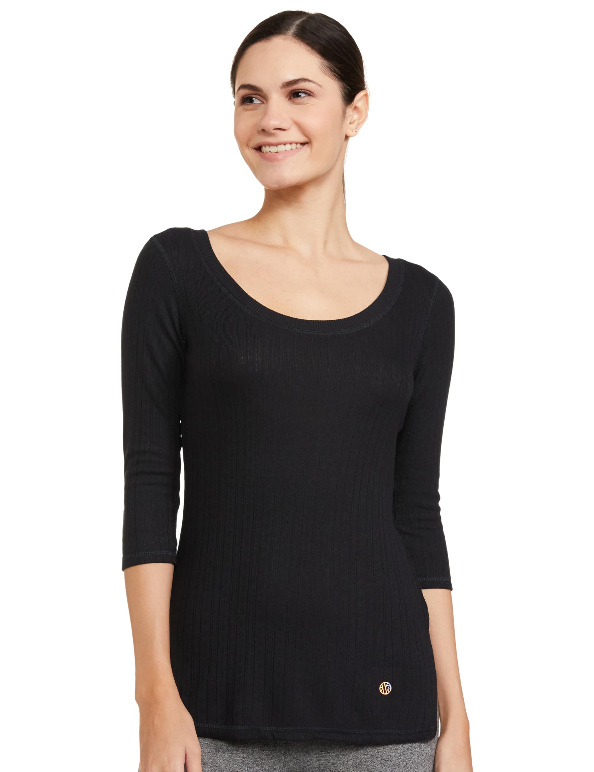 van heusen&comma;vh woman Van Heusen&commaVH Woman Women's Fitted Blouse (ILTS1TRMSCHR77403_Charcoal-picture-13