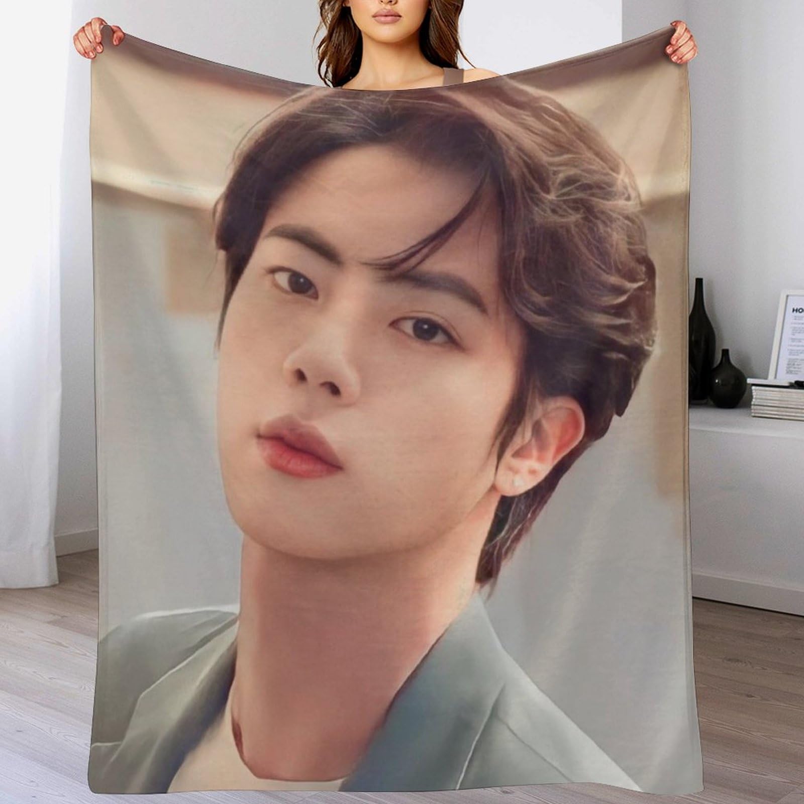bts ジン ブランケット Amazon｜BTS Jin ブランケット 掛け毛布 洗える 耐久性 毛布