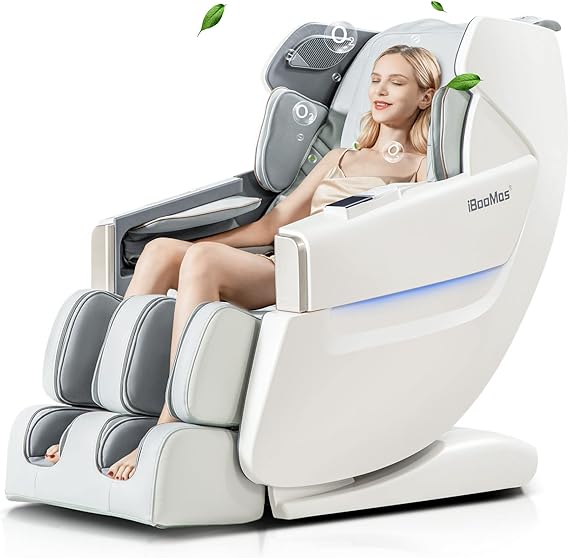 iBooMas SL Track Massage Chair, AI Voice Massage Chair Zero Gravity