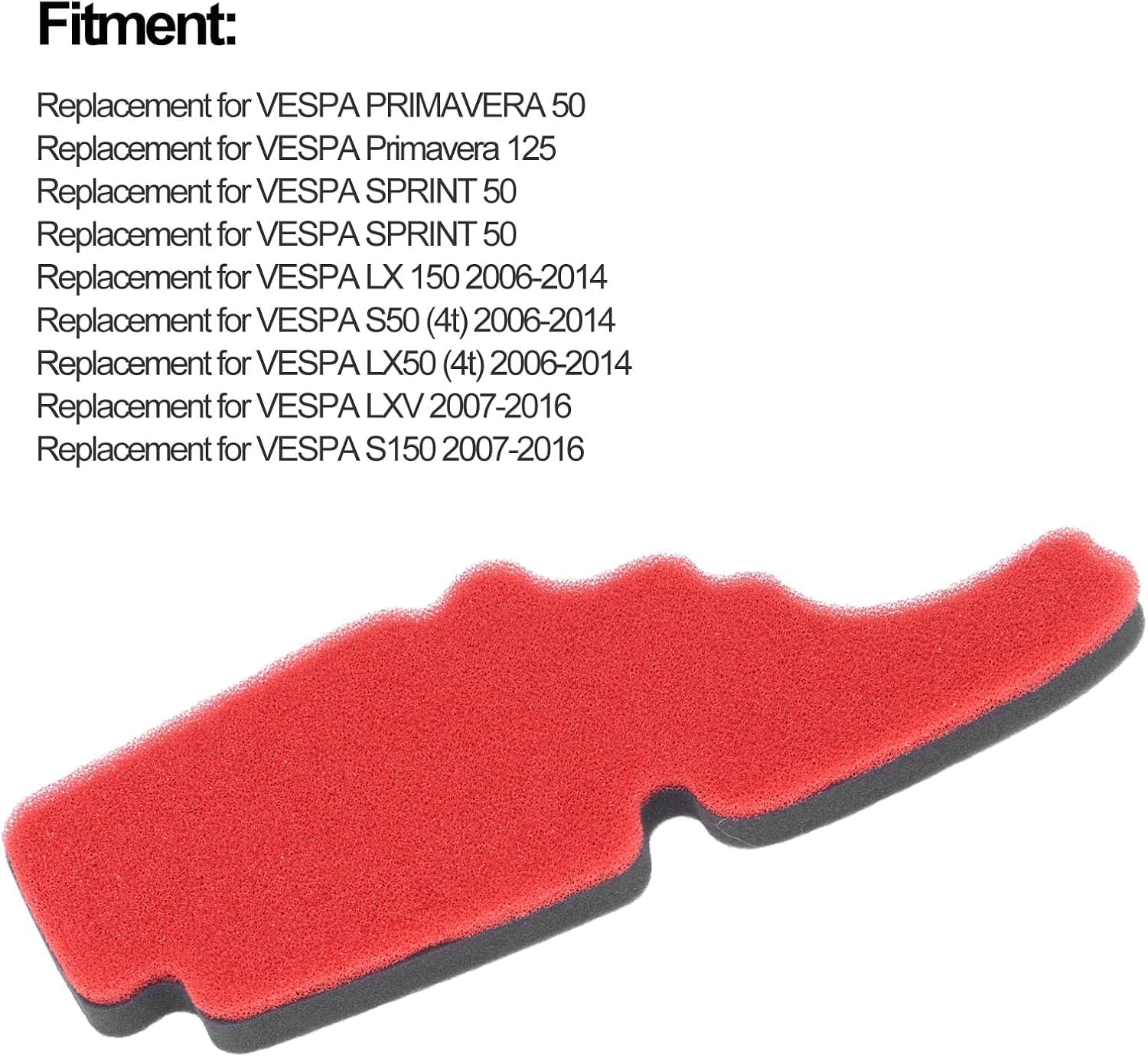 Aramox Filtro Aria In Schiuma Doppia Per Moto DR 125 200 – Ricambio Prestazionale Per Maggiore Flusso E Protezione Motore