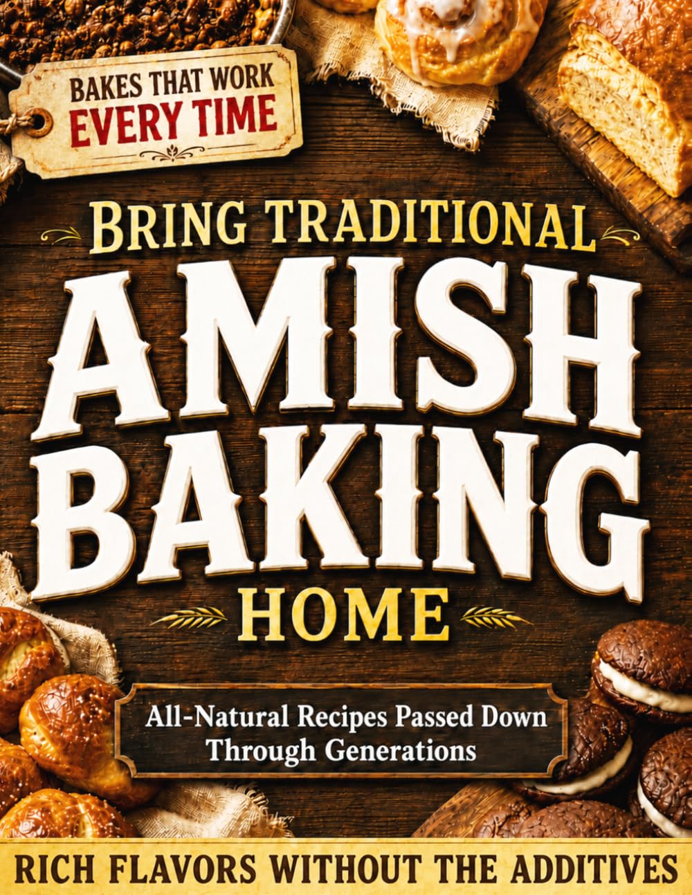 Bring Traditional Amish Baking Home: All-Natural Recipes Passed Down Through Generations for Rich Flavor Without Artificial Additives | Foolproof Guidance for Ultra-Moist Breads, Rolls & Pastries