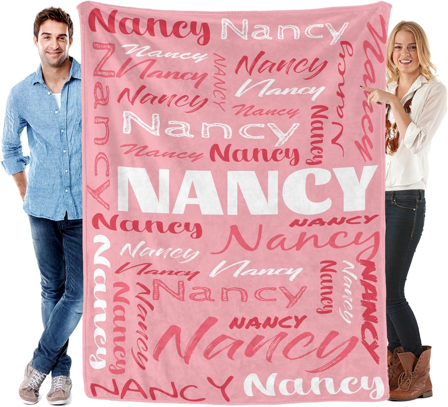 Personalized Blankets and Throws Personalized Name Blanket