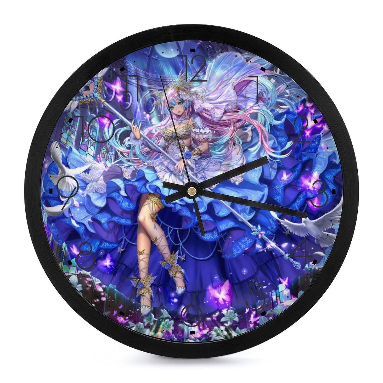 Horloge Murale Ronde Silencieuse pour une Chambre Apaisante