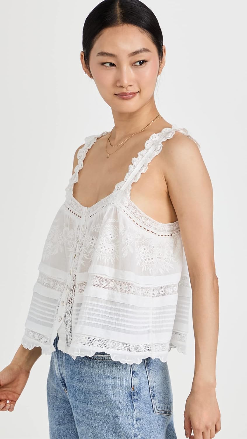 LOVESHACKFANCY Women's Sully Top - Image 4