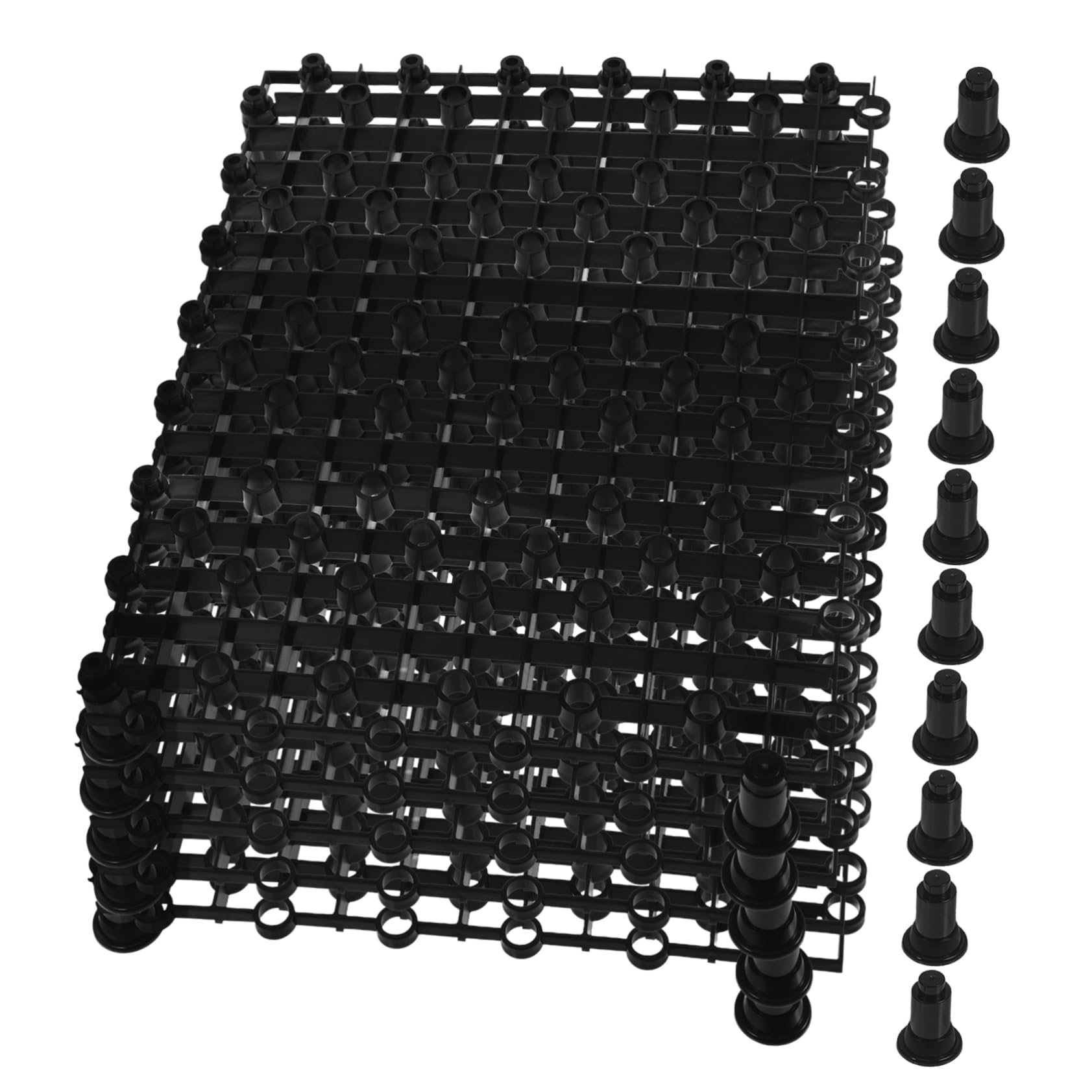 Aquarium Bodenfilterplatte Aus PVC Für Fischtanks Multifunktion Wasserdurchlässig Mit Nagelset
