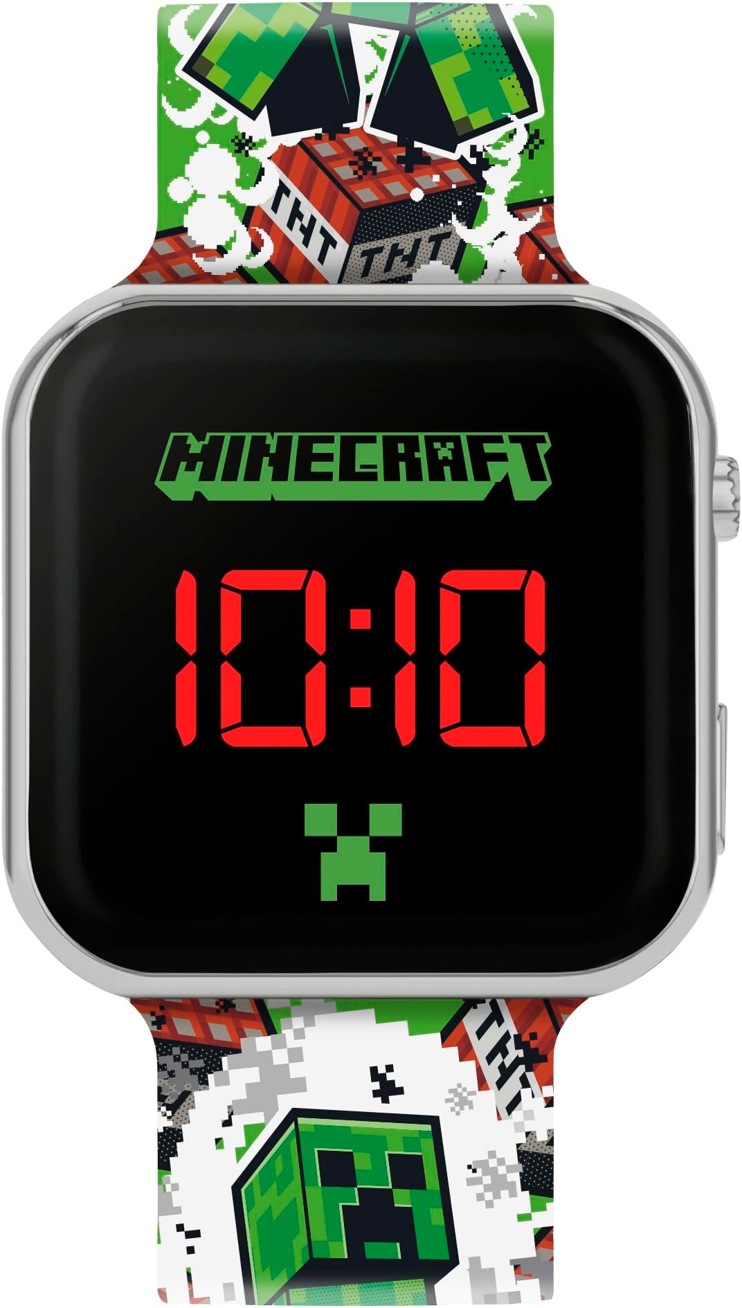 ACCUTIME Minecraft Creeper LED Kids Watch MIN4181