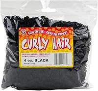 Vista 14 de Hygloss Cabello Rizado de Muñeca de 16 oz para Manualidades Surtido - Cabello Sintético Premium para Hacer Muñecas, Marionetas y Proyectos de Artes