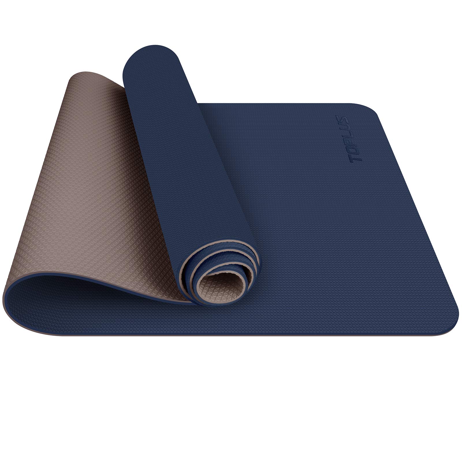 TOPLUS Esterilla de yoga y pilates antideslizante de TPE