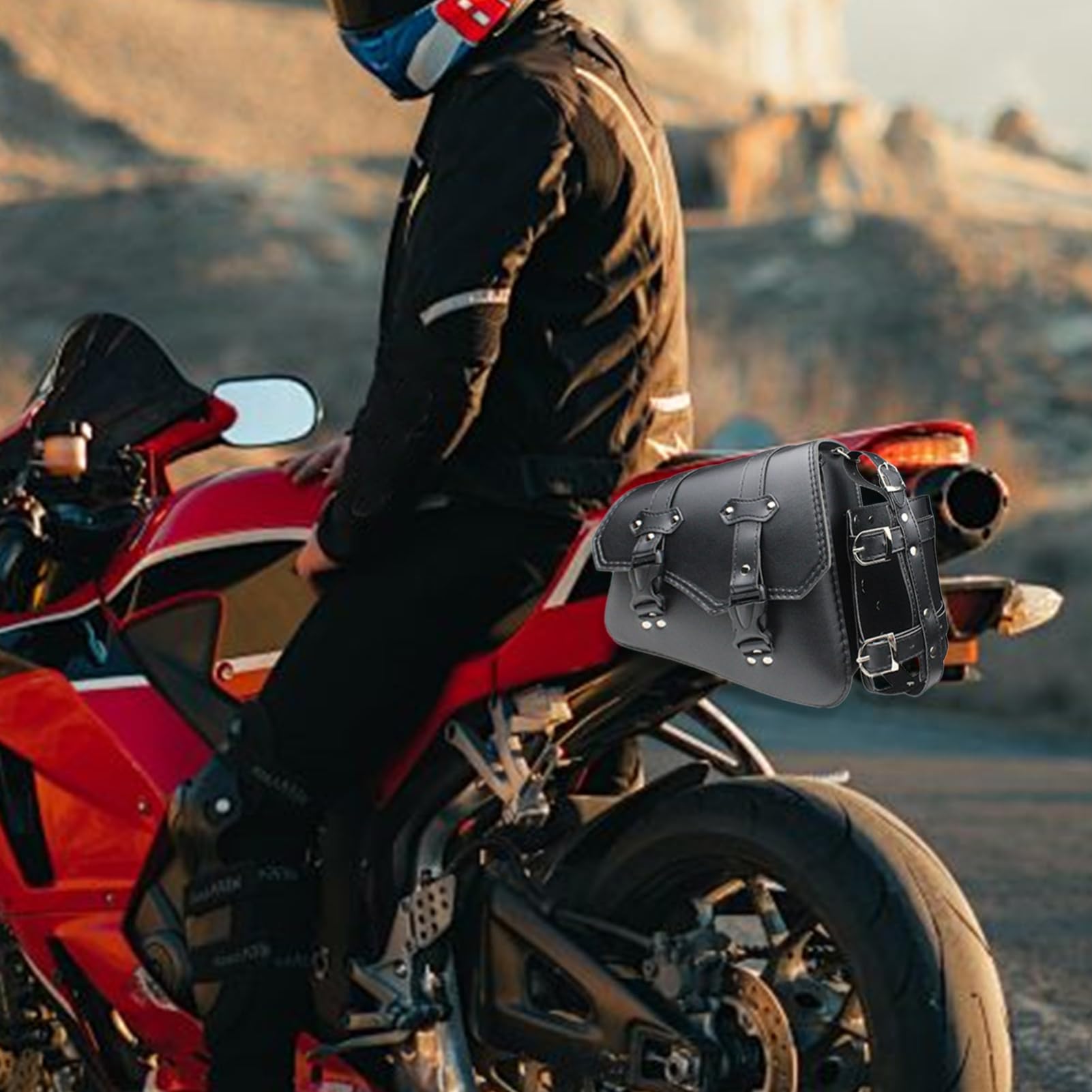 Torba podsiodłowa motocykla, boczne sakwy motocyklowe,Boczna torba na