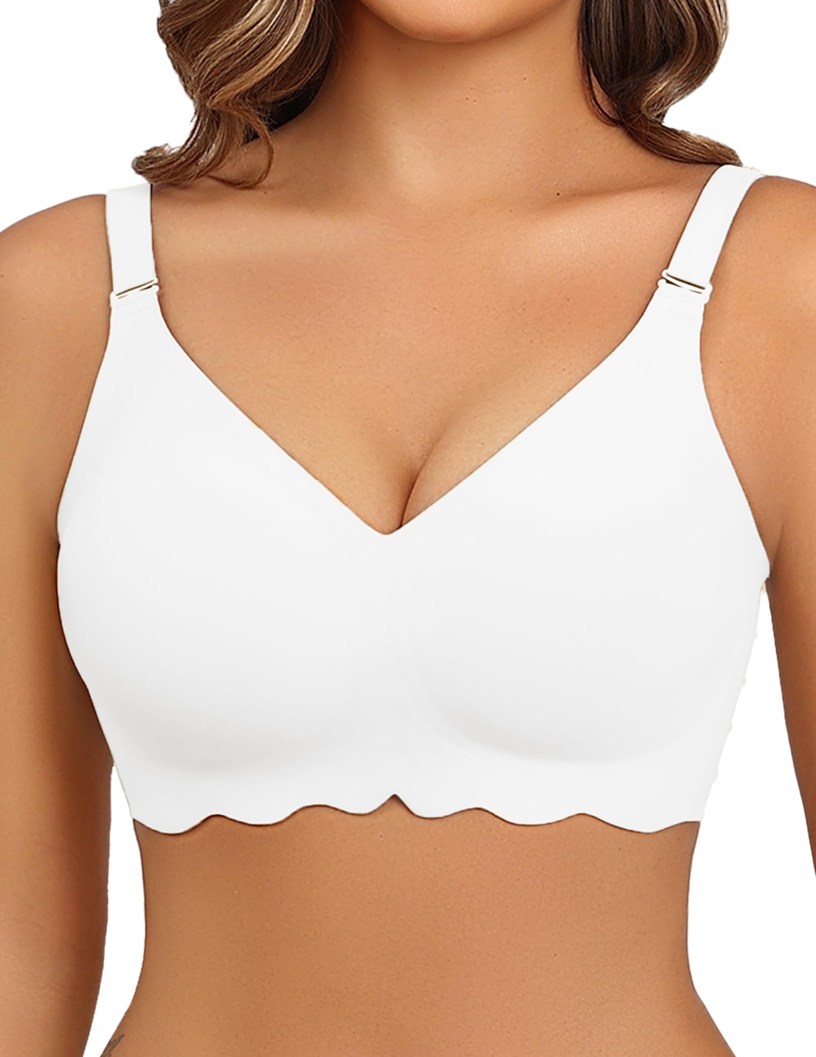Avidlove Comfort Bra for Women Wireless Bras for Women Push Up Full Coverage Supportive Bralettes