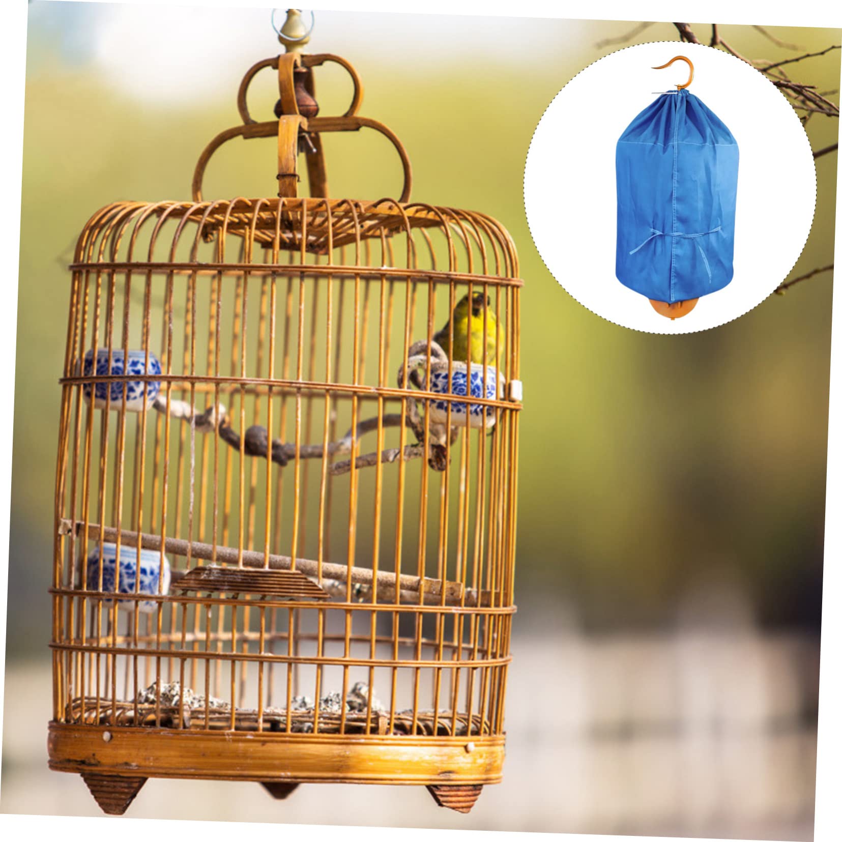 minkissy 3pcs bird cage budgie cage cover parrot cage cover macaw cage cover lovebirds papagei cage catcher blackout cockatiel cage cover fabric cage net cover winter cloth Thermal supplies