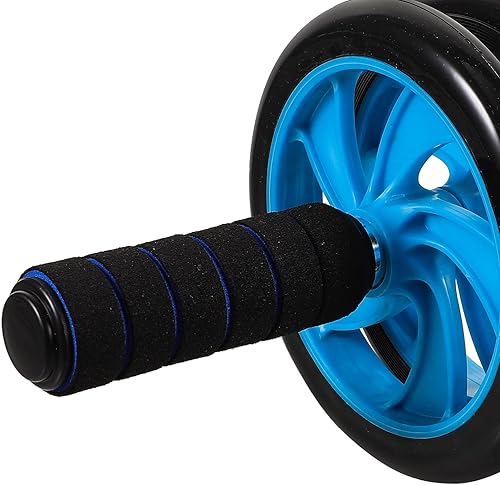 Miniatura 5 de Exercise Roller Abdominal Trainer Wheel for Home Fitness Core Strength Workout Two-wheel Silent Abdomen Training Roller for Men and Women Fat