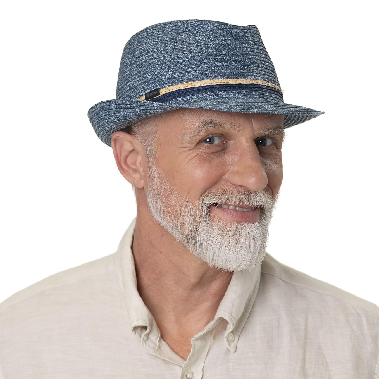 LIPODO Januco Sombrero Trilby de Paja Mezclado Unicolor Unisex Primavera Verano
