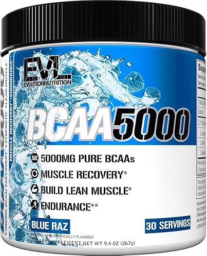 Evlution BCAAs - Polvo de aminoácidos BCAA - Suplemento en polvo BCAA para recuperación después del entrenamiento, bebida de recuperación y energía