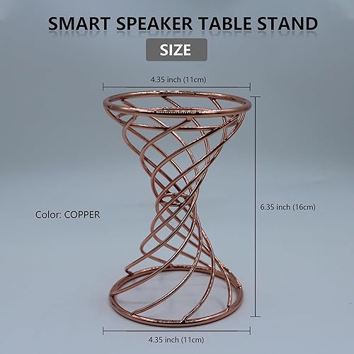 Miniatura 7 de Soporte decorativo de mesa para altavoz inteligente para Echo Dot 345 generación, Echo 45 generación, Echo Glow, Apple Homepod Mini y Google Home