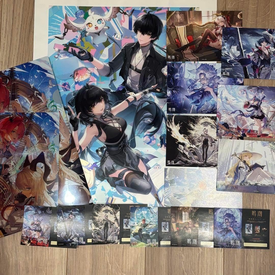 鳴潮 秋葉原 フルコンプ ポスター ステッカー ポストカード クリアファイル