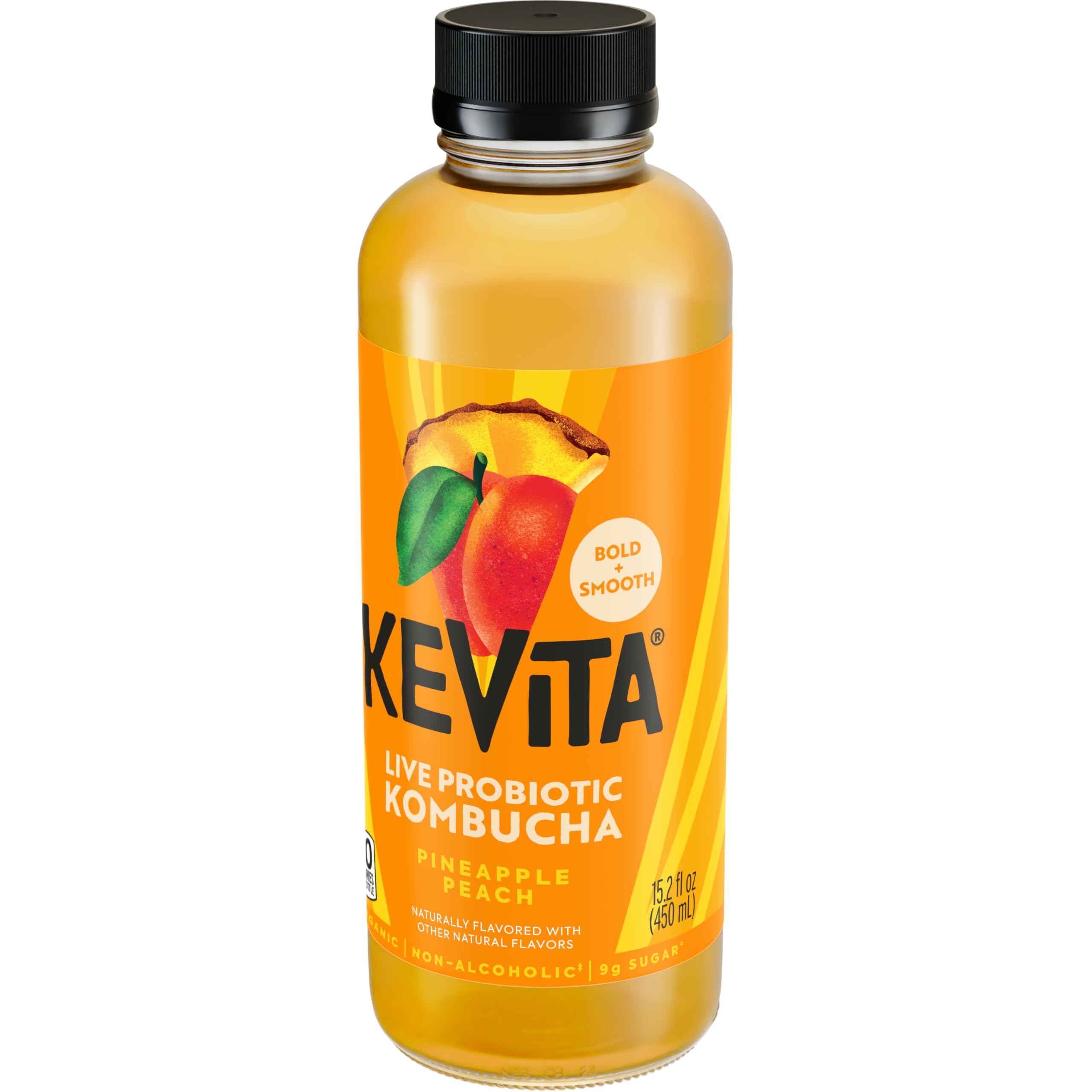 Amazon.com: KeVita Master Brew Kombucha Peach with Live Probiotics