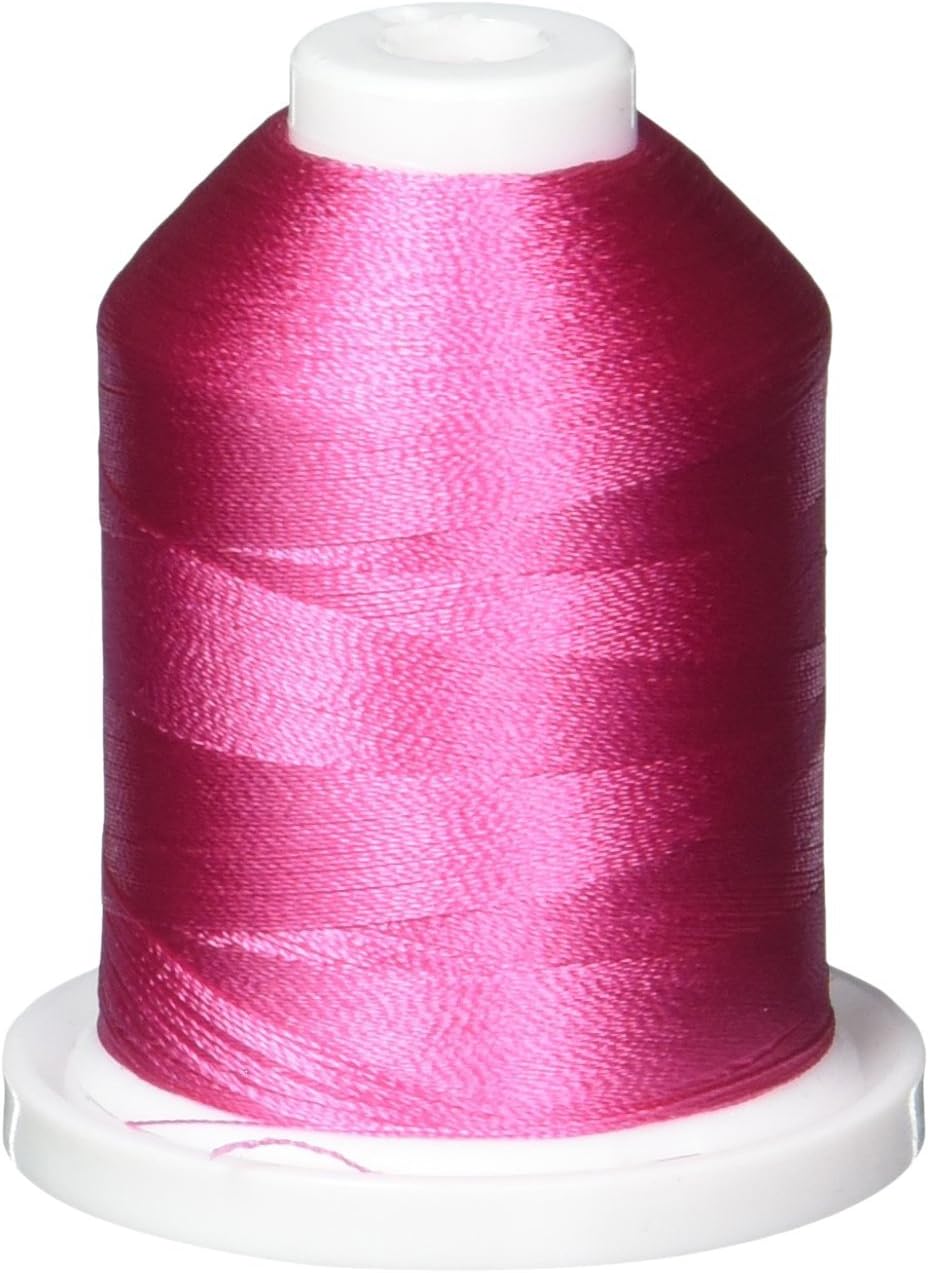 Robison-Anton Rayon Super Strength Thread Solid 1,100yd-Hot, 1100 yds, Hot Pink
