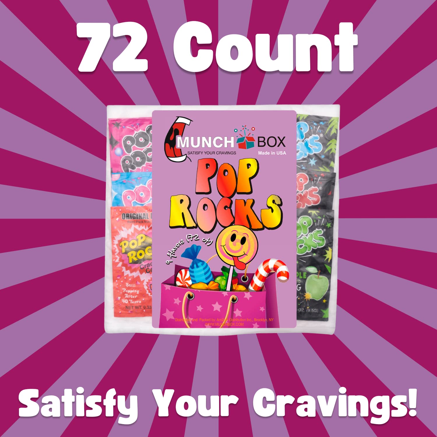 Amazon.com : Pop Rocks (72 Pack) - Bulk 72 Individually Wrapped