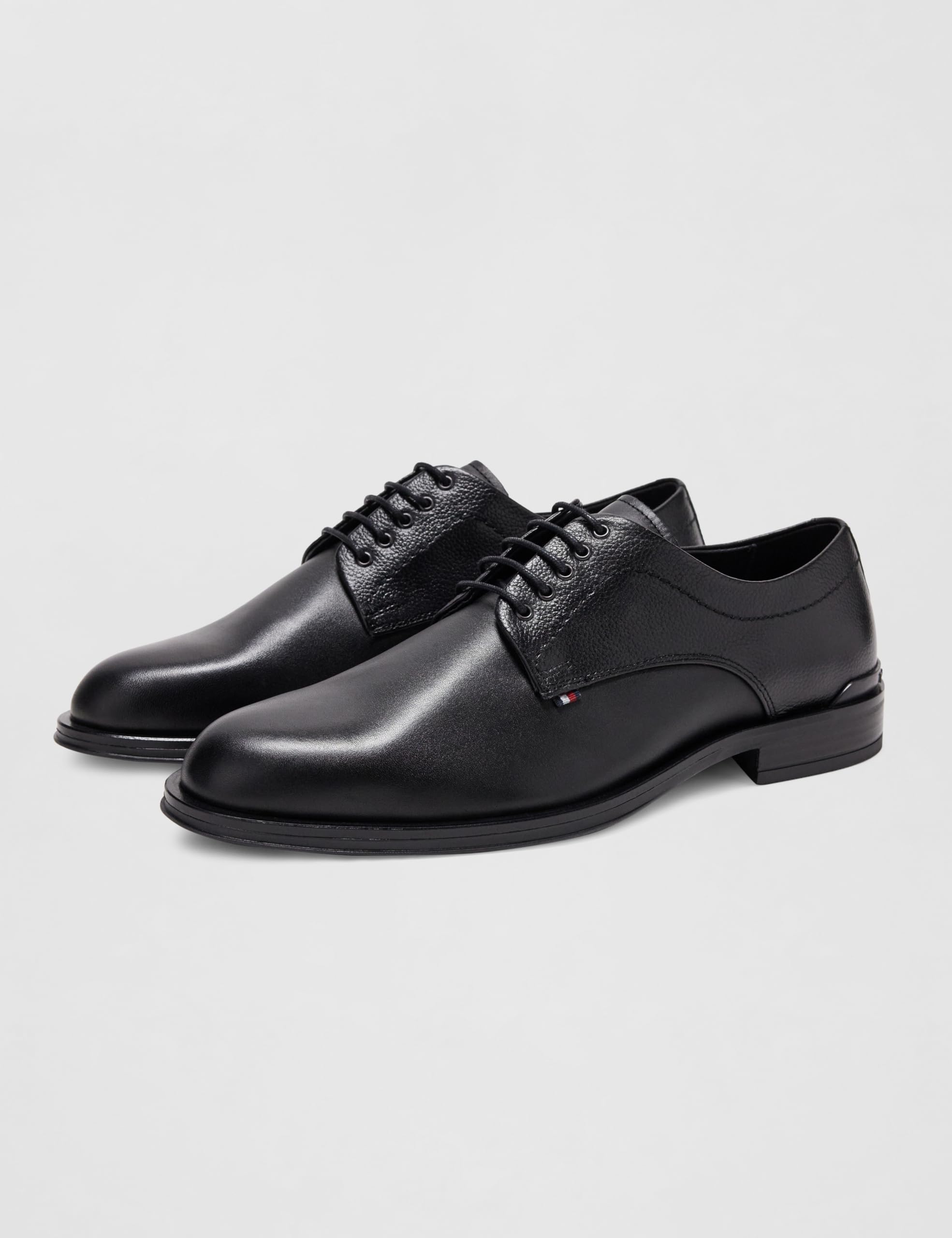 Tommy Hilfiger Herren Derby Schuhe Corporate aus Leder