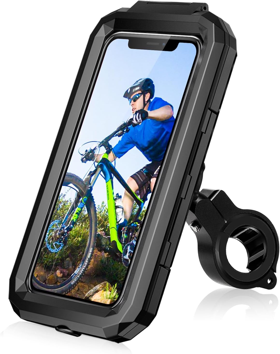 360° Waterproof Phone Case Mount For Bikes & Motorcycles | Universal Fit, Adjustable, Shockproof