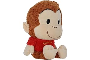 KIDS PREFERRED Curious George Cuteeze Stuffed Animal Plush Toy Monkey