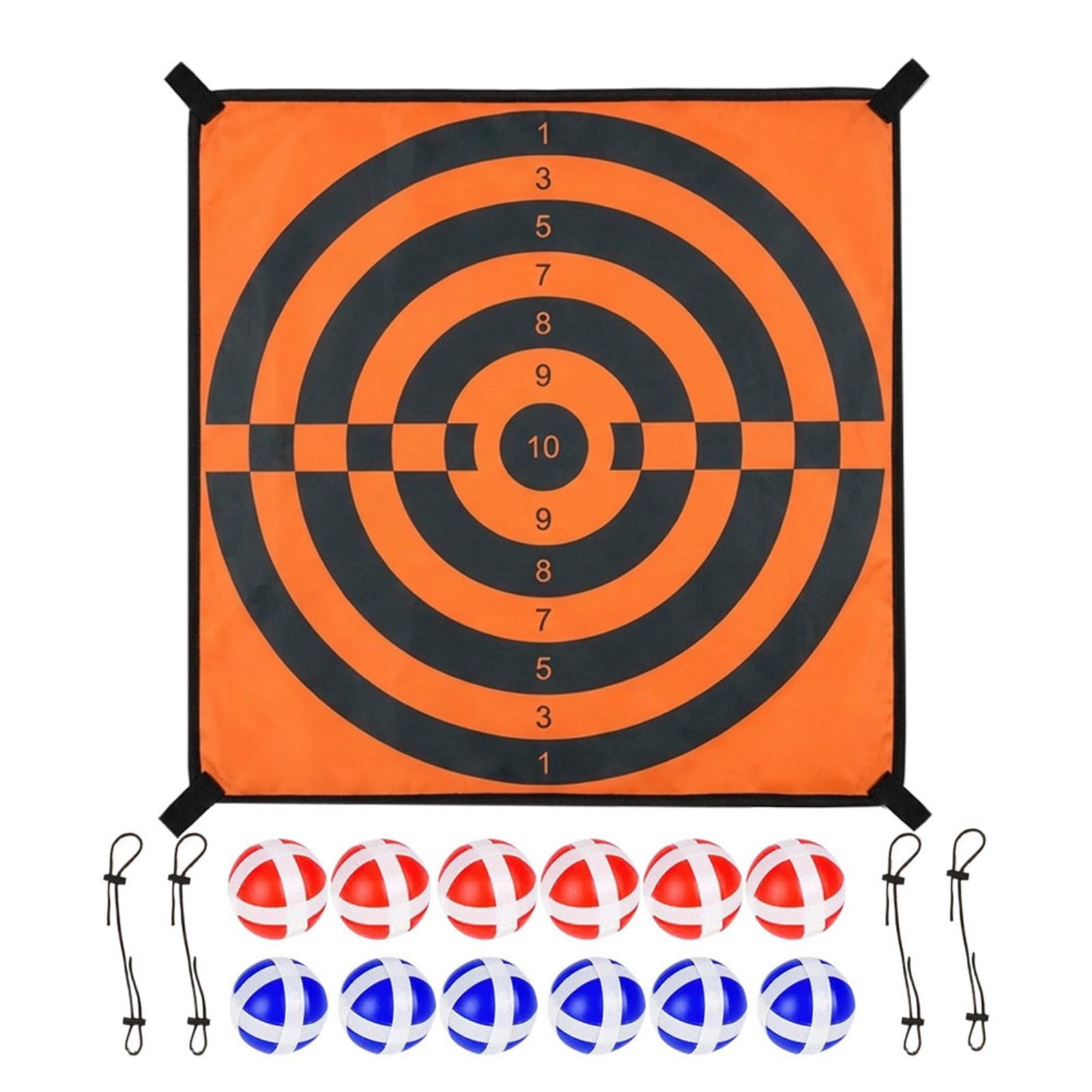 Trampoline Board Outdoor Play Sticky Ball Dartboard Game, | Trampolines Fitness Equipment & Gear Running Yoga Sporting-image-8