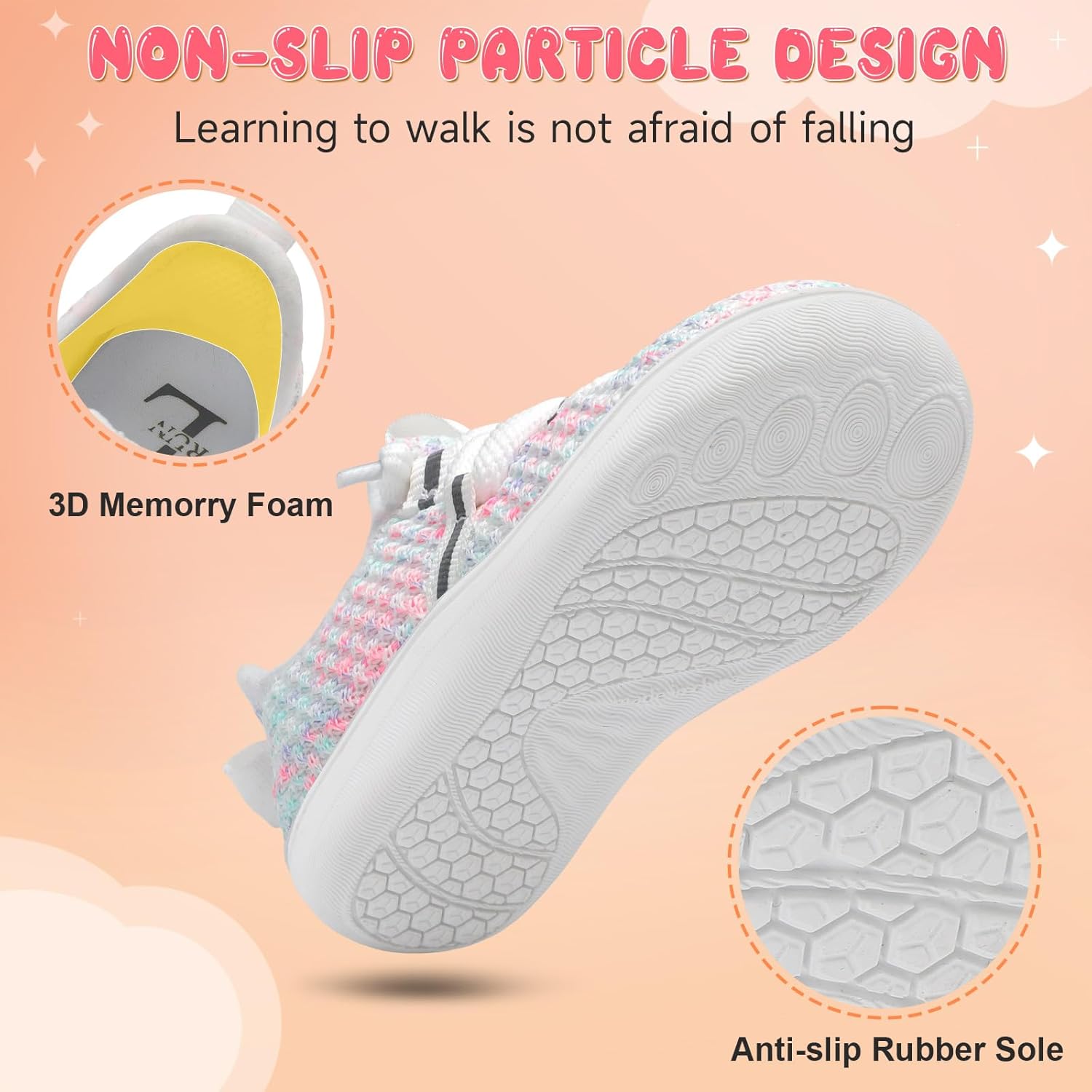 L-RUN Toddler Shoes Barefoot Boys Girls Wide Walking Shoes Kids Zero Drop Minimalist Slip on Tennis Sneakers Outdoor - Image 8