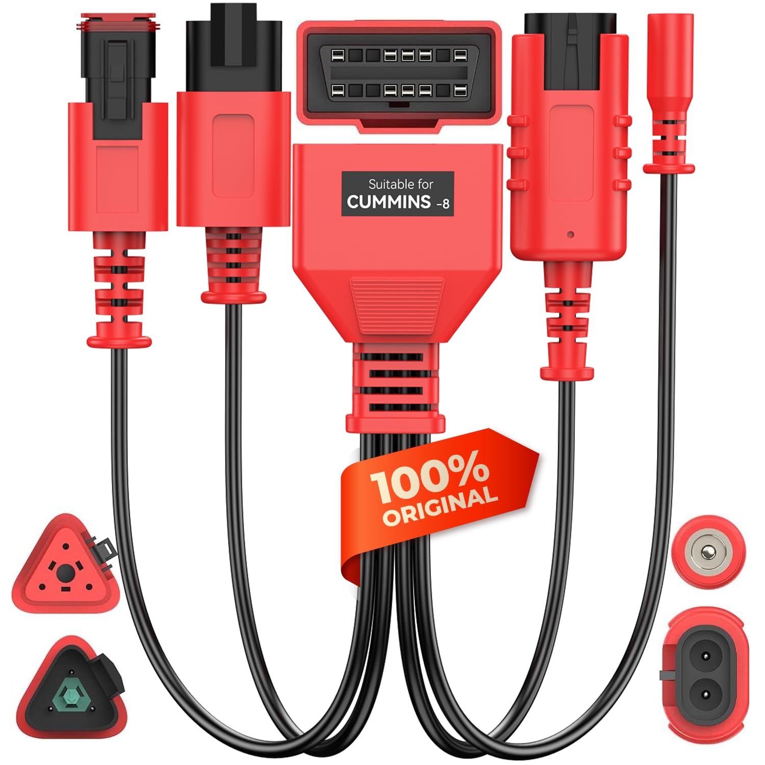 Amazon.com: Autel Original MaxiSYS CV Cummins 8Pin Adapter, 8-Pin