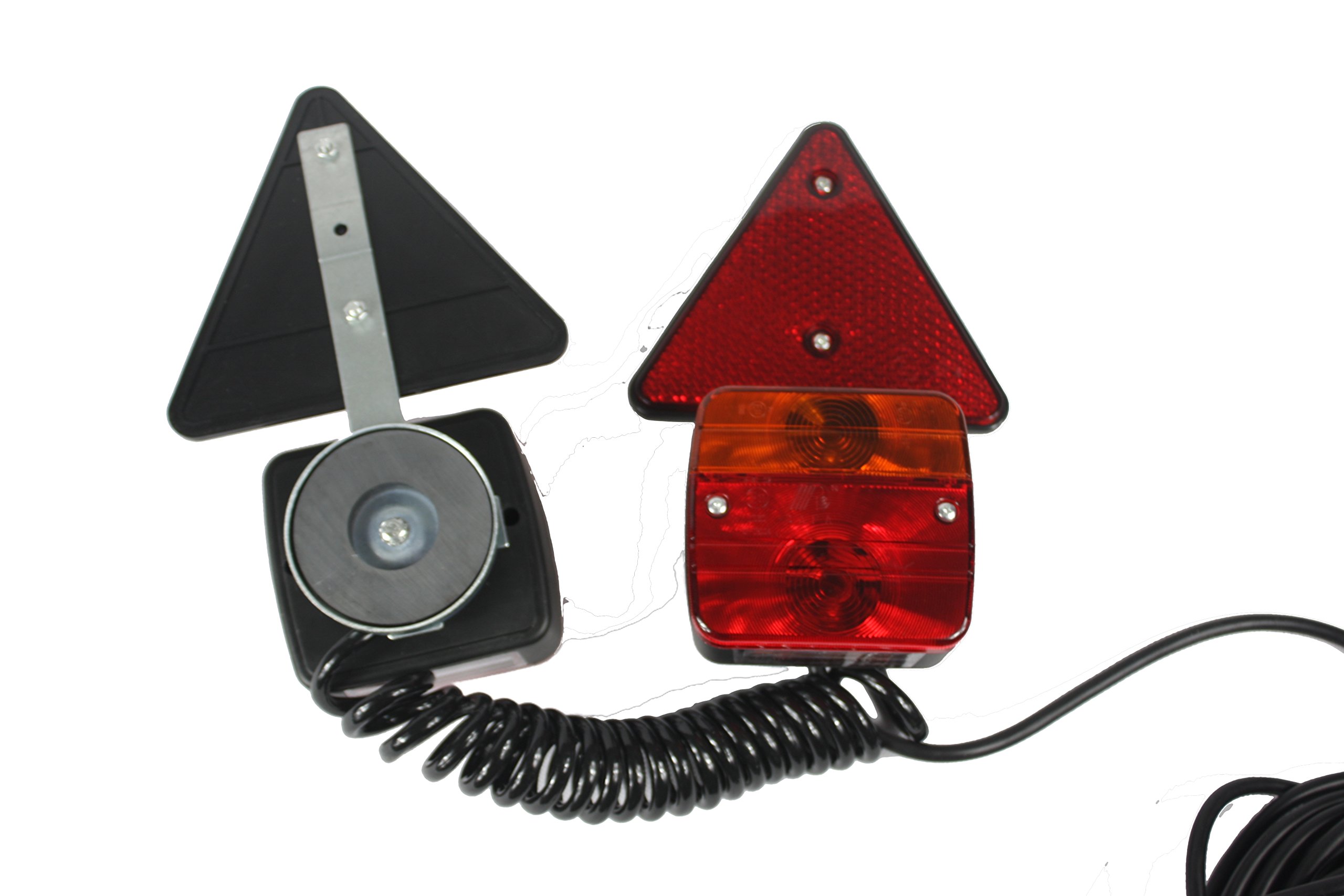 BENSON 99515 Kit Luces Magnético para Coche, Rojo, 2.02 Kg