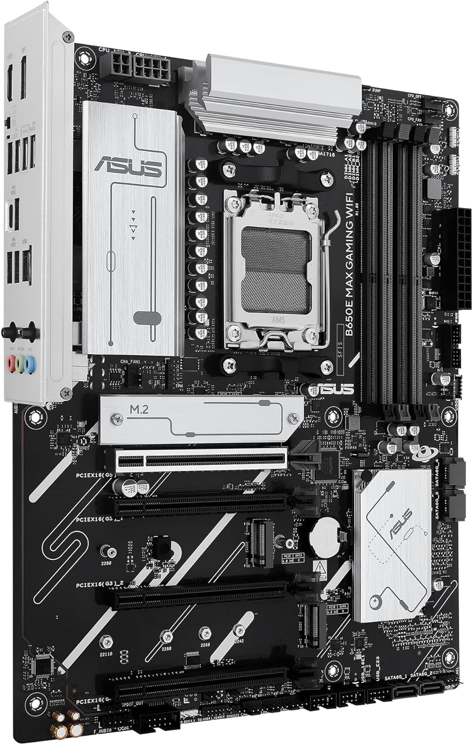 MICRO CENTER AMD Ryzen 5 7600X CPU Processor Bundle with ASUS B650E MAX Gaming WiFi AM5 ATX Motherboard (DDR5, PCIe 5.0, 3X M.2, Wi-Fi 6E)