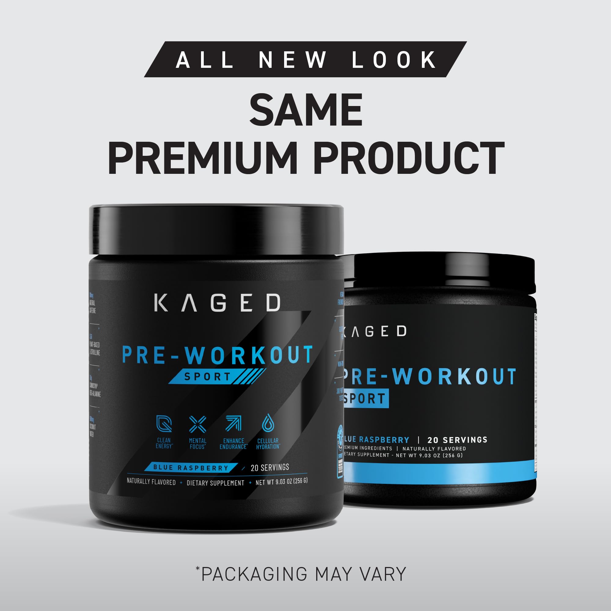Kaged Sport Pre Workout Powder for Men & Women, Fruit Punch, Sport Certified, 188mg Caffeine, Nitric Oxide Supplement, Beta Alanine for Energy, Weightlifting, Cardio Endurance & Strength, 20 Servings — Amazon image 10