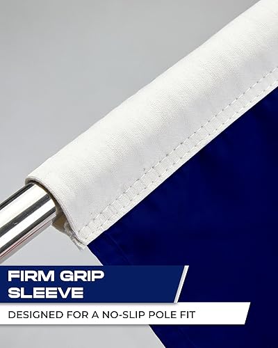 Miniatura 4 de AGAS - Bandera azul marino para motocicleta retirada, 6 x 9 pulgadas, poliéster de punto impreso de doble cara, bordes de doble costura, bandera