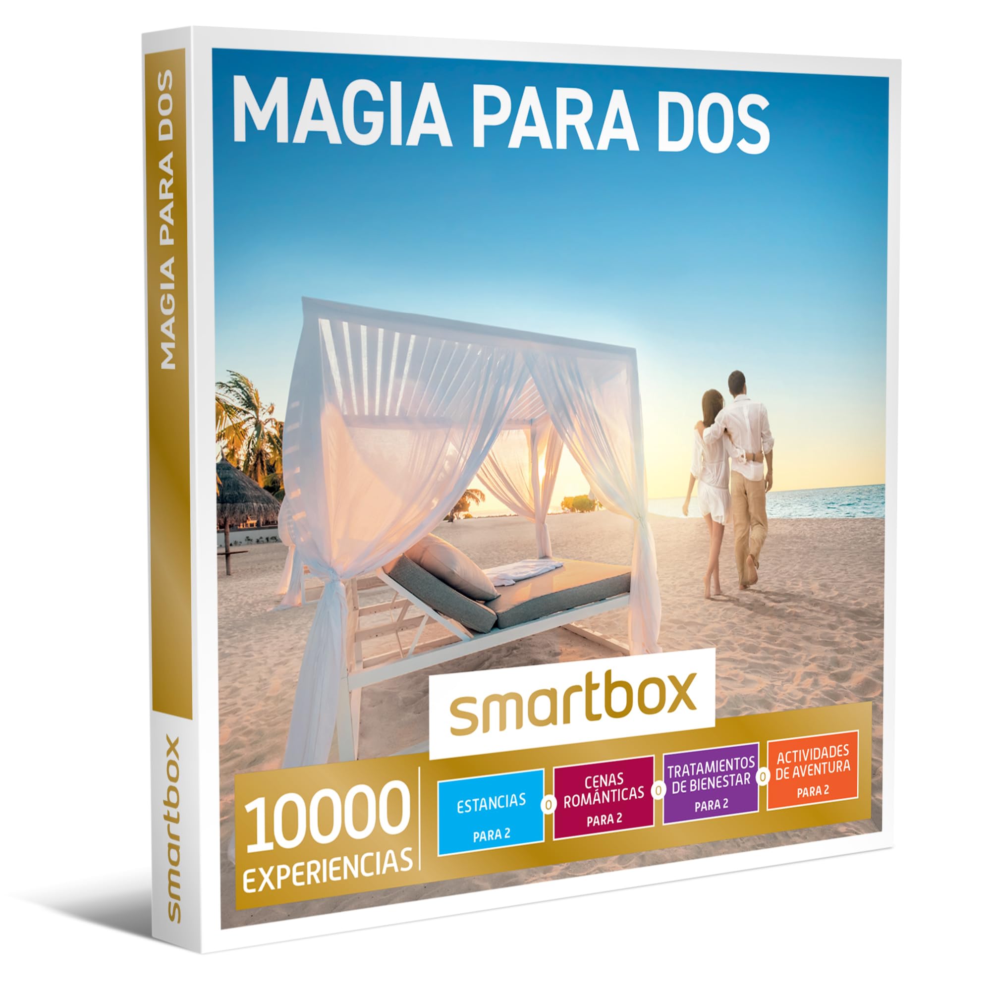 Smartbox Caja regalo Magia para dos , Idea de regalo , 1 experiencia de estancia, bienestar, aventura o cena para 2