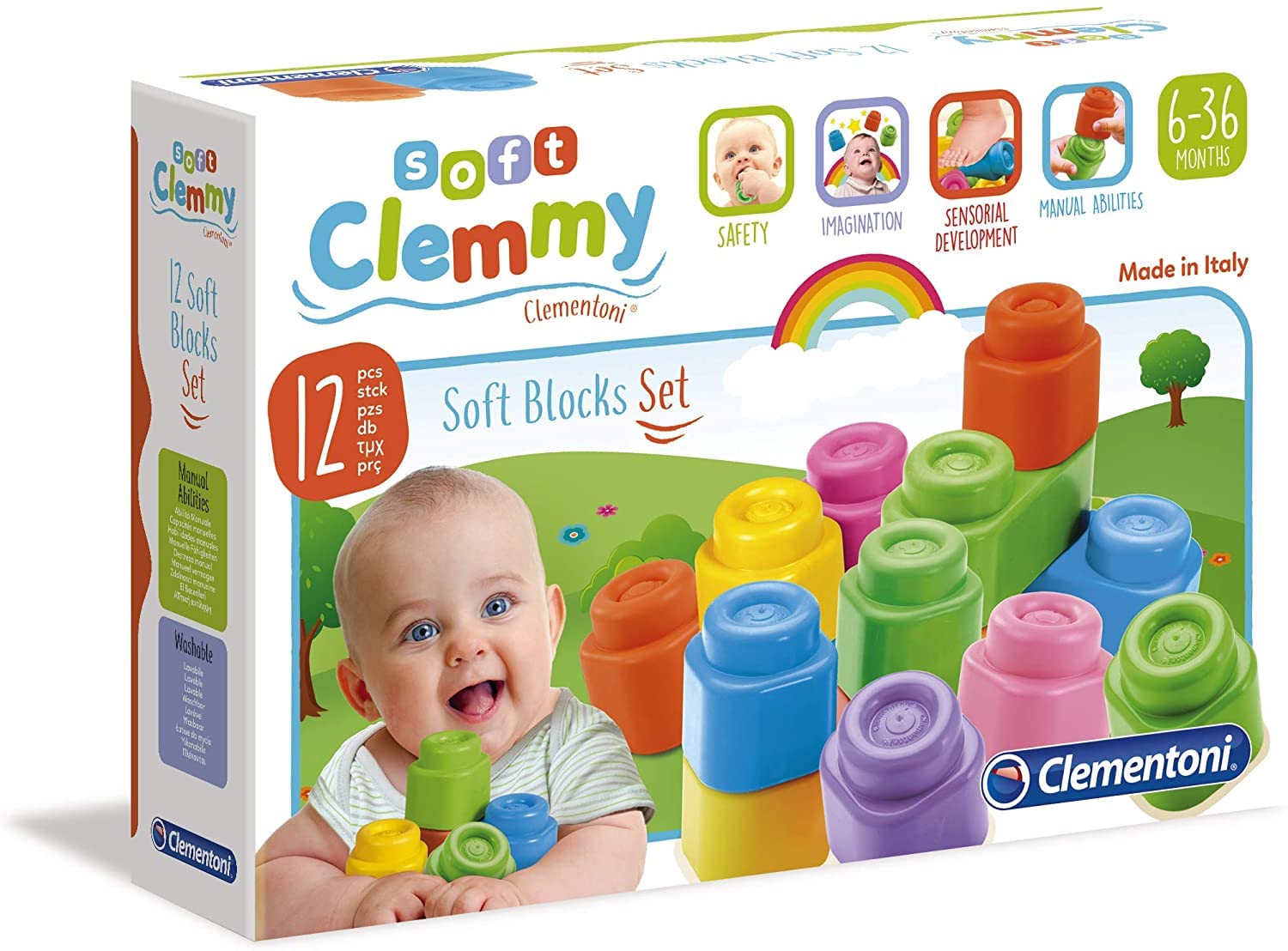 Clementoni Soft Clemmy - Yumuşak Blok Seti Oyuncak