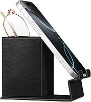 Vista 1 de FINTIE Soporte para lápices con soporte para teléfono, soporte para gafas, organizador de escritorio, mesita de noche, accesorios de oficina