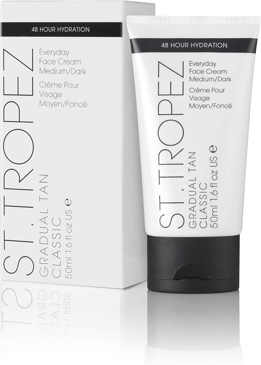 ST. TROPEZ La Crème de Bronzage Visage Gradual Tan Moyen/Foncé, 50 ml Amazon.fr Beauté et Parfum