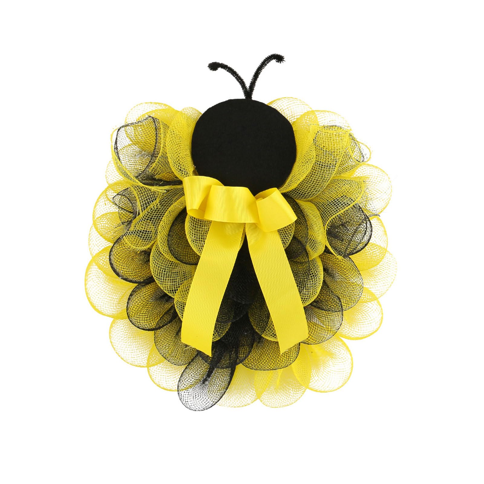 Kalttoy Bees Wreath Front Door Decorations Welcome Door Hangings Meshes Garlands Wreath Home Decorations Bees