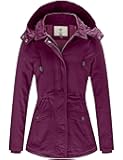 Women's Winter Thicken Cotton Coat Warm Parka Jacket with Removable Hood