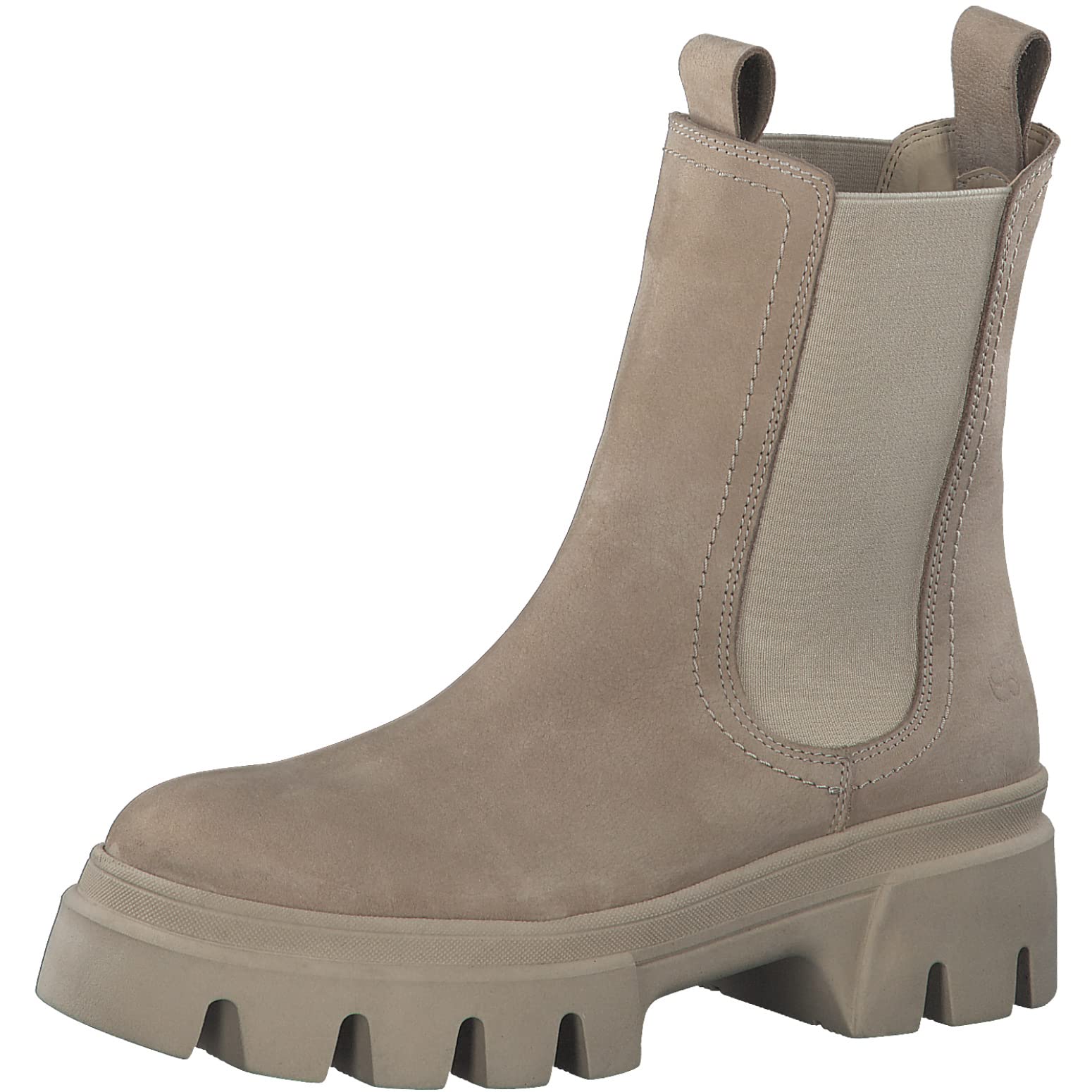 s.Oliver Women's 5-5-25468-39 Chelsea Boot, Camel Nubuck, 5 UK