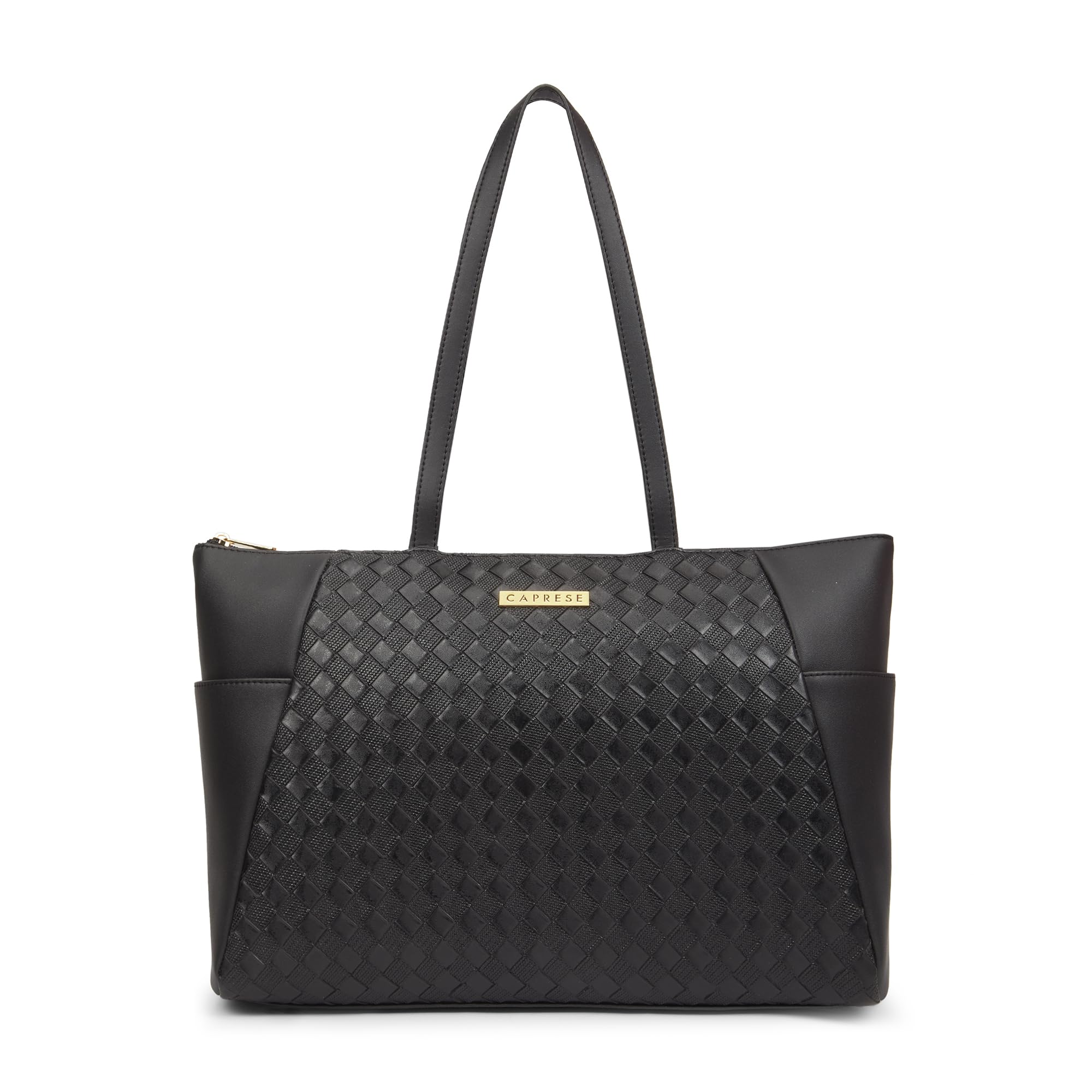 caprese Patricia 14 Inch Laptop Compatible Large Tote Bag for Women | Stylish, Durable, and Spacious with Multiple Compartments, Back Zipper Pocket for Work, Travel, and Everyday Use-picture-30
