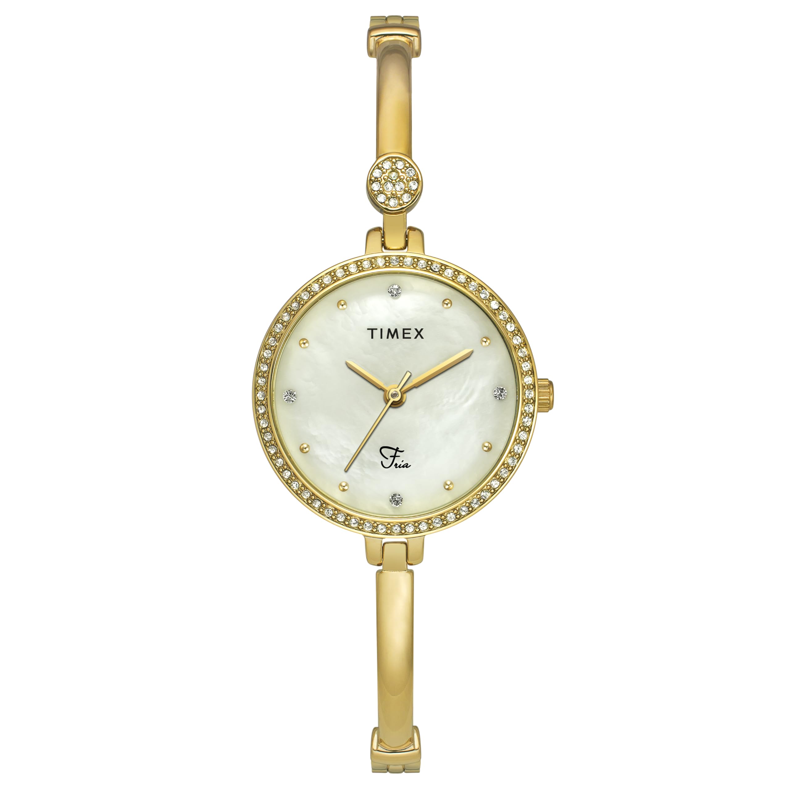 TIMEX Fria Women Off White Round Analog Watch - TWEL18401 (B0CJY9FN3J) Amazon Price History, Amazon Price Tracker