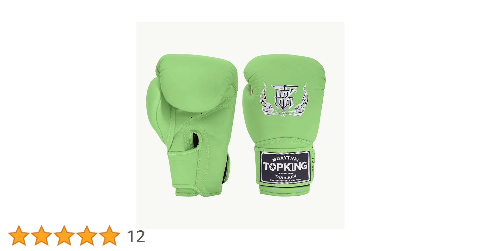 Amazon | Top King Glove スーパーシングルトーン、グリーン、8オンス