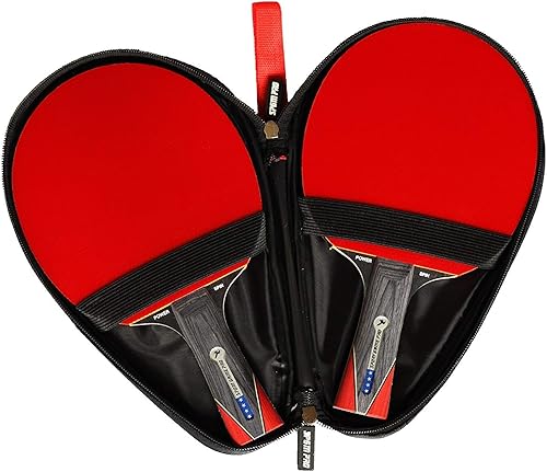 Miniatura 7 de Raqueta de ping pong con giro asesino + funda gratis, raqueta de tenis de mesa profesional para principiantes y jugadores avanzados, mejora tus