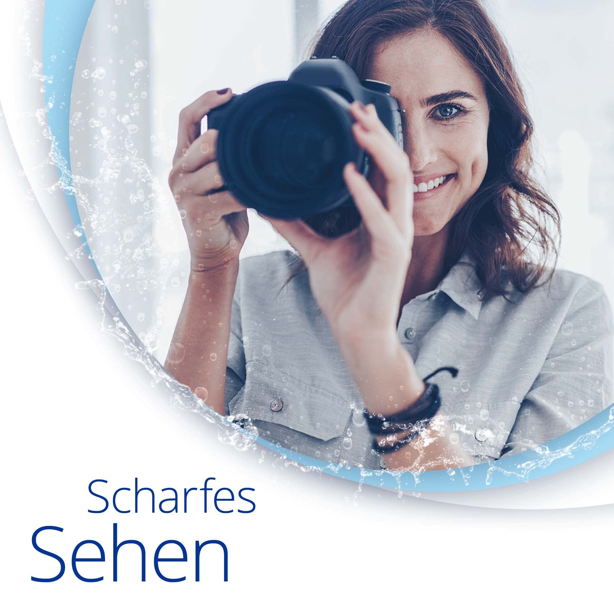 Focus Dailies All Day Comfort Tageslinsen weich | 90 Stück | BC 8.6 mm | DIA 13.8 mm | -02.50 Dioptrien | Weiche Tageslinsen erfrischen die Augen den ganzen Tag. Mit BC 8.6 mm und DIA 13.8 mm