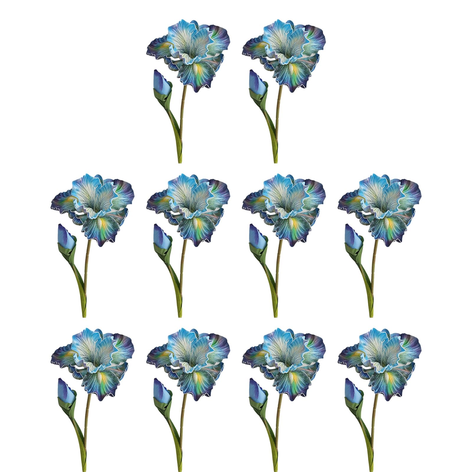 Xinsheinelry 10Pcs Realistic Artificial Flower 17.7In Simulation for Home Decoration Wedding Bouquets Arrangements Artificial Bouquets