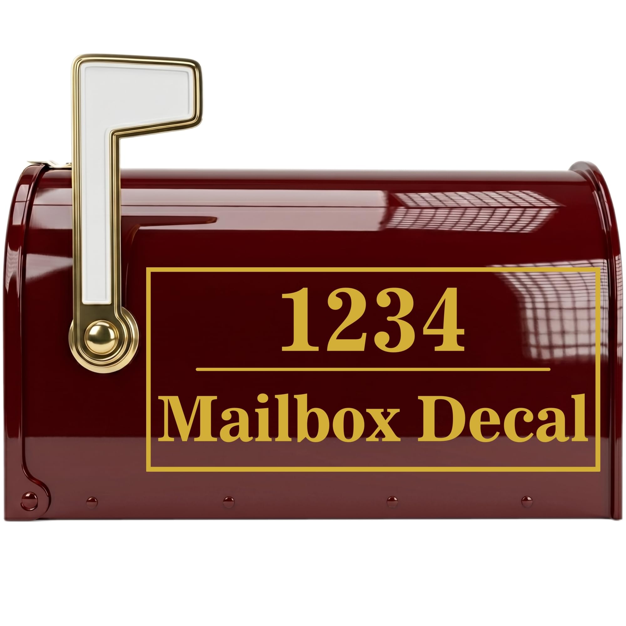 Personalized Mailbox Name Decal House Number Address Vinyl